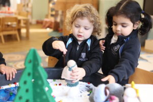 Winter learning activities for nursery Indoor winter activities for preschool Private nursery Reading UK Seasonal learning for early years Creative play for 2–4-year-olds Sensory play winter ideas Role play nursery activities Winter-themed art for children Early science experiments for nursery Best nursery in Reading Crosfields Nursery Little Acorns Engaging winter activities for toddlers